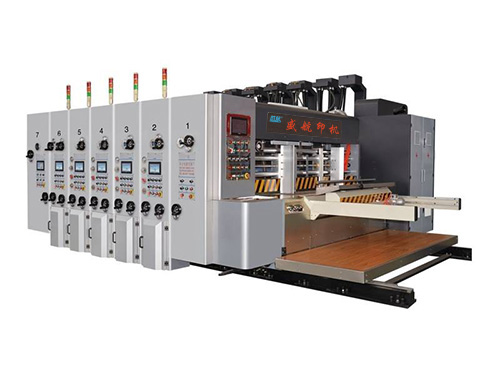 MZA全電腦中速水墨印刷開槽機（四色）